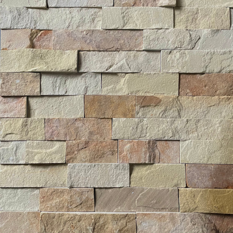 2” Chestnut Stacked Stone Poem Lake